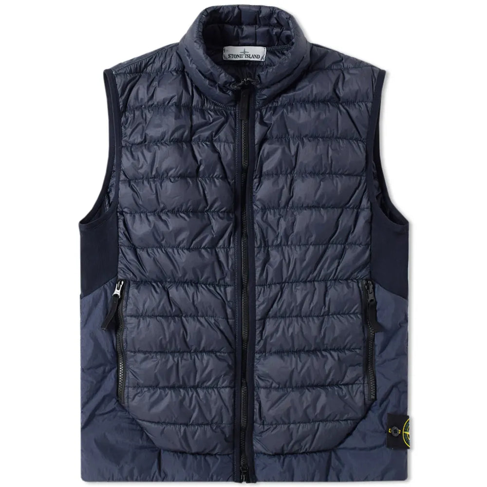 Stone Island Vest Dark Blue Foldable