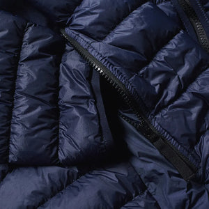 SI Garment Dyed Micro Yarn Hooded Down Jacket NAVY