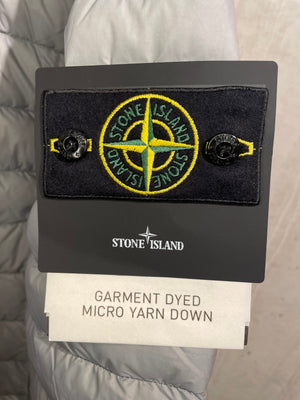 SI Garment Dyed Micro Yarn Hooded Down Jacket GRAY