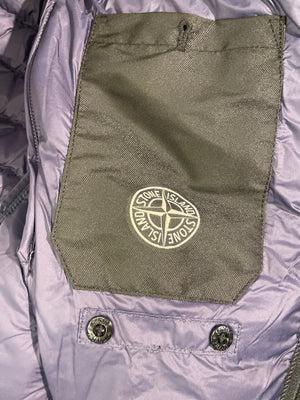 SI Garment Dyed Micro Yarn Hooded Down Jacket NAVY