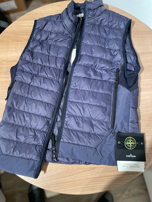 Stone Island Vest Dark Blue Foldable